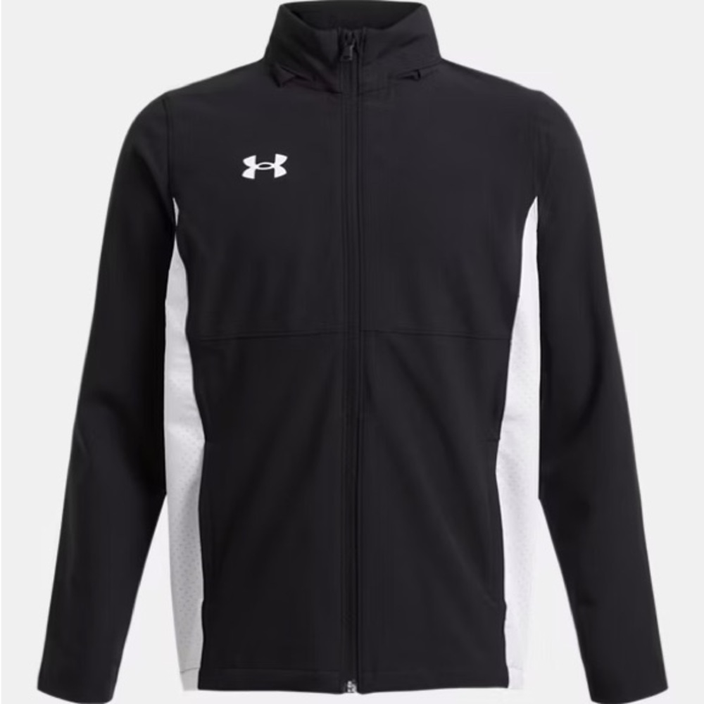 NWT Under Armour Rival Stretch Woven Boys' Full-Zip |